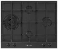 Газовая варочная панель Smeg PX364LMB Газовая варочная панель Smeg PX364LMB