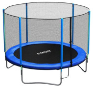 Каркасный батут NeoSport Pro 404 с внешней сеткой 404х404х270 см Каркасный батут NeoSport Pro 404 с внешней сеткой 404х404х270 см