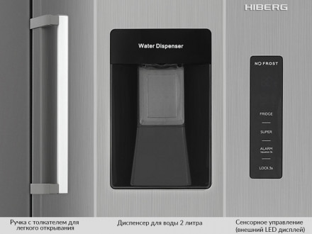 Холодильник Hiberg RF-40DD NFS
