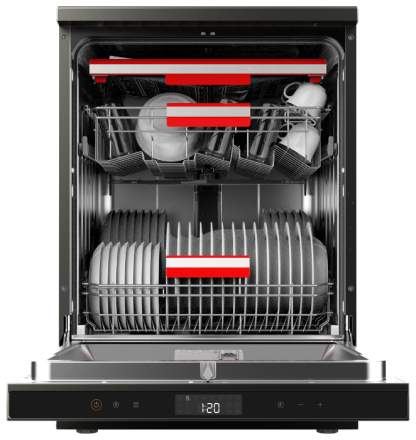 Посудомоечная машина Toshiba DW-14F2(BS)-RU Посудомоечная машина Toshiba DW-14F2(BS)-RU