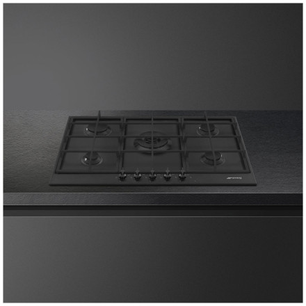 Газовая варочная панель Smeg PX375MB Газовая варочная панель Smeg PX375MB