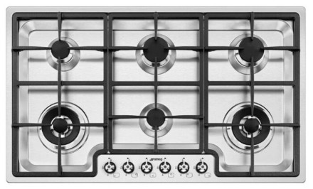 Газовая варочная панель smeg PGF96 Газовая варочная панель smeg PGF96