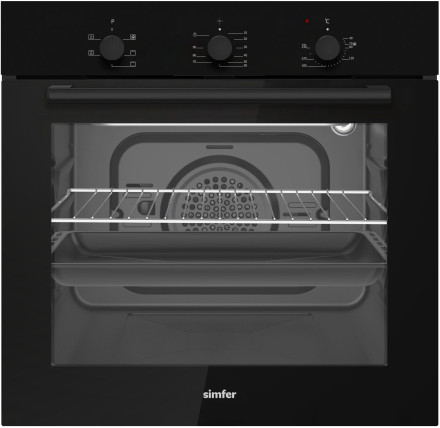 Электрический духовой шкаф Simfer B6EB16070 черный