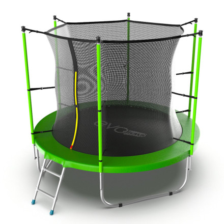 Батут Evo Jump Internal 8ft Lowernet зеленый + сетка