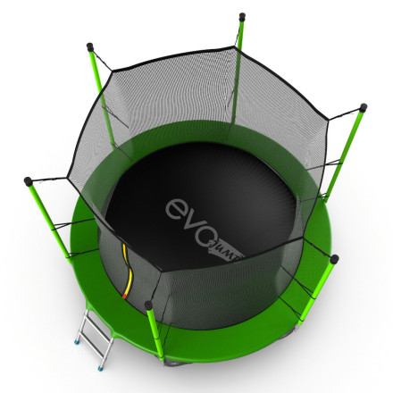 Батут Evo Jump Internal 8ft Lowernet зеленый + сетка