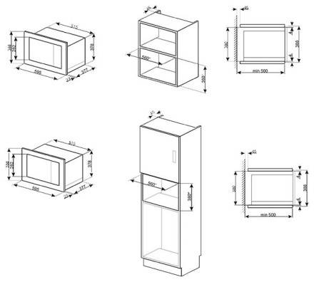 Микроволновая печь smeg FMI325X Микроволновая печь smeg FMI325X