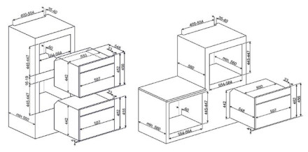 Духовой шкаф smeg SF4102MCN Духовой шкаф smeg SF4102MCN