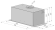 Встраиваемая вытяжка Konigin Skybox White Glass 60