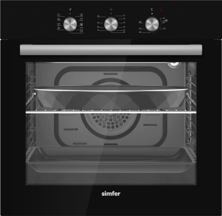 Электрический духовой шкаф Simfer B6EB19025 черный Электрический духовой шкаф Simfer B6EB19025 черный