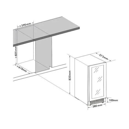 Винный шкаф CELLAR PRIVATE CP027-2TBH Винный шкаф CELLAR PRIVATE CP027-2TBH