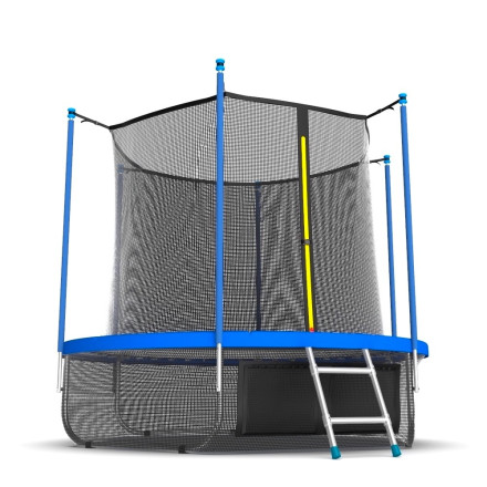 Батут Evo Jump Internal 8ft Lowernet синий + сетка