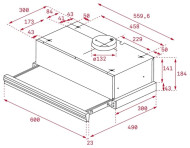 Встраиваемая вытяжка TEKA CNL 6415 PLUS black (40436822)