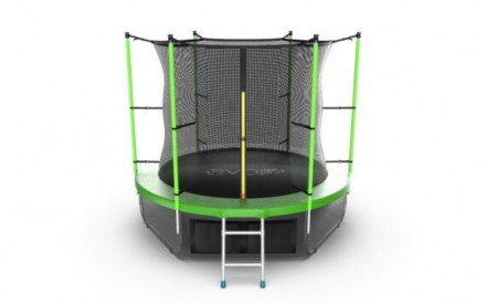 Батут Evo Jump Internal 10ft Green Lowernet + сетка