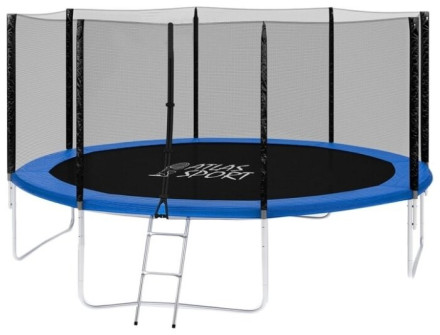 Каркасный батут Atlas Sport 404 404х404х260 см
