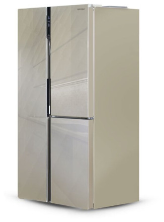 Холодильник Ginzzu NFK-475 Gold glass Холодильник Ginzzu NFK-475 Gold glass