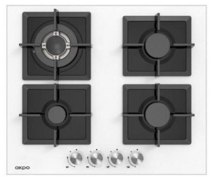 Газовая варочная панель AKPO PGA 604 NGC-T WH Газовая варочная панель AKPO PGA 604 NGC-T WH