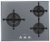 Газовая варочная панель smeg PV163S2 Газовая варочная панель smeg PV163S2