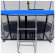 Каркасный батут i-JUMP Elegant 10FT 305х305х256 см