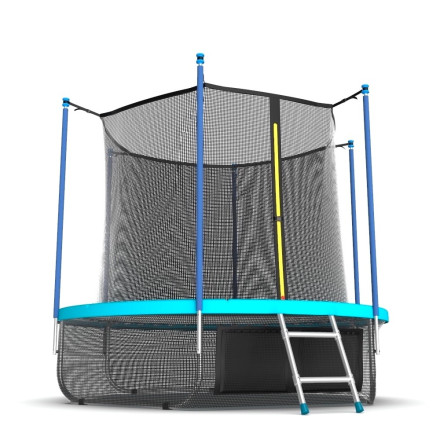 Батут Evo Jump Internal 10ft Wave с внутренней сеткой и лестницей + нижняя сеть