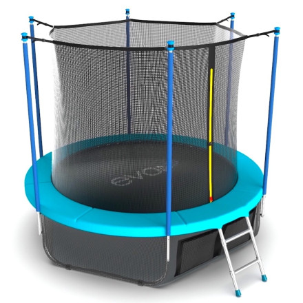 Батут Evo Jump Internal 10ft Wave с внутренней сеткой и лестницей + нижняя сеть