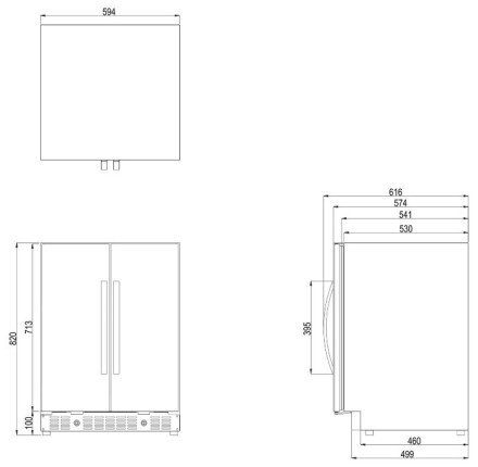 Винный шкаф DOMETIC S40FGD