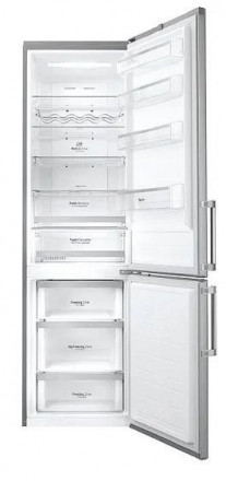 Холодильник LG GB-B60SAFFB серебристый Холодильник LG GB-B60SAFFB серебристый