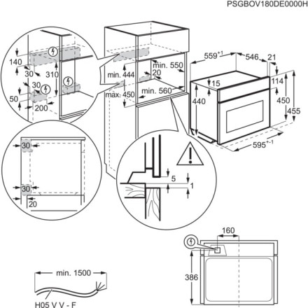 Встраиваемая микроволновая печь СВЧ Electrolux EVM8E08X