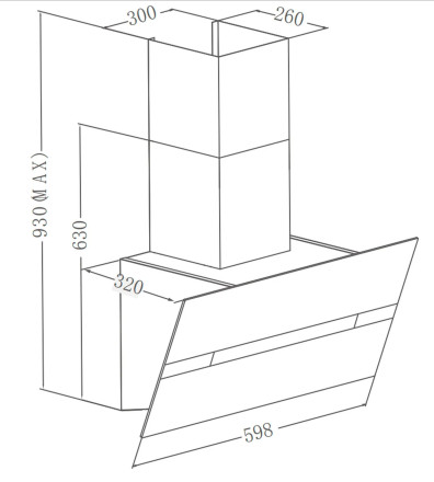 Вытяжка Meferi AIRBOX60BK COMFORT PLUS