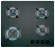 Газовая варочная панель TEKA HF LUX 60 4G AI AL BLACK (40229060) Газовая варочная панель TEKA HF LUX 60 4G AI AL BLACK (40229060)