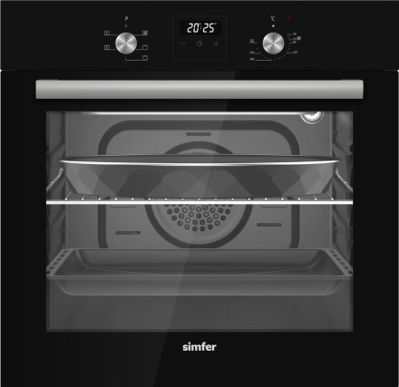 Электрический духовой шкаф Simfer B6EB66025 черный Электрический духовой шкаф Simfer B6EB66025 черный