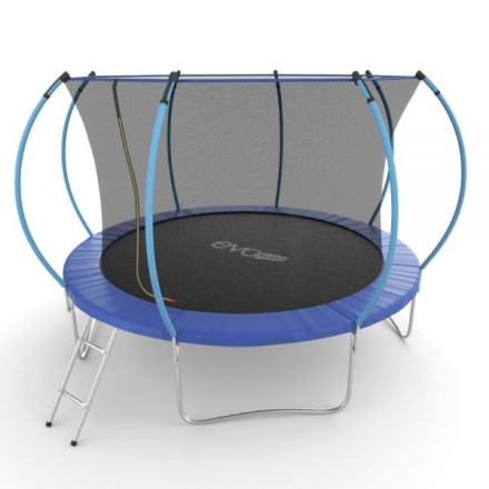 Батут Evo Jump Internal 12ft Blue с внутренней сеткой и лестницей
