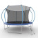 Батут Evo Jump Internal 12ft Blue с внутренней сеткой и лестницей