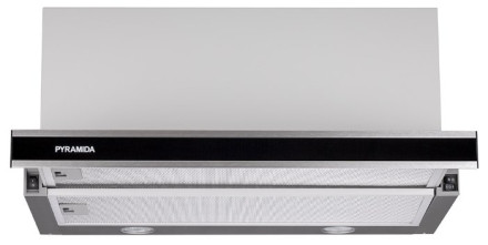 Встраиваемая вытяжка PYRAMIDA TL glass 50 (1000) INOX BLACK/U