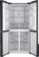 Холодильник WEISSGAUFF WCD 450 Bru Steel Glass NoFrost Inverter Холодильник WEISSGAUFF WCD 450 Bru Steel Glass NoFrost Inverter