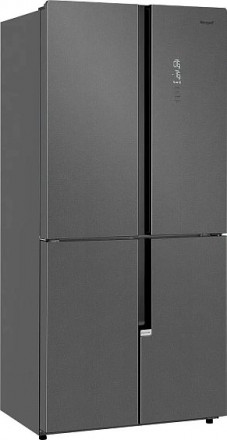 Холодильник WEISSGAUFF WCD 450 Bru Steel Glass NoFrost Inverter Холодильник WEISSGAUFF WCD 450 Bru Steel Glass NoFrost Inverter