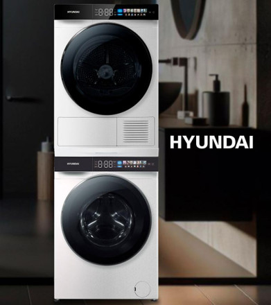 Комплект стиральная и сушильная машина Hyundai WFE9229 + DFE9429 Комплект стиральная и сушильная машина Hyundai WFE9229 + DFE9429