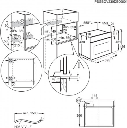 Встраиваемая микроволновая печь СВЧ Electrolux EVM8E09X