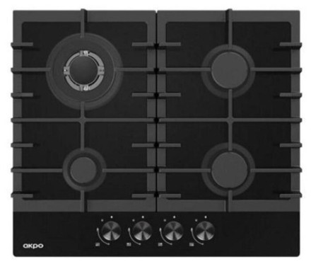 Газовая варочная панель AKPO PGA 604 SGC-T BL
