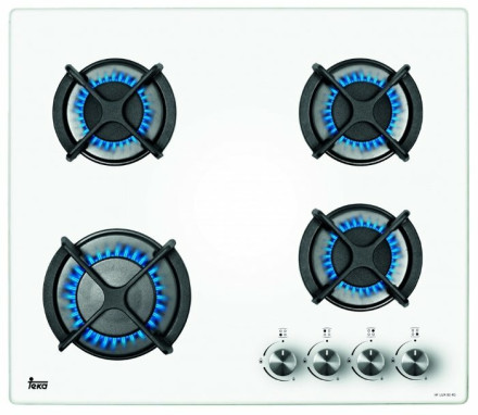 Газовая варочная панель TEKA HF LUX 60 4G AI AL WHITE (40229068) Газовая варочная панель TEKA HF LUX 60 4G AI AL WHITE (40229068)