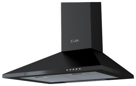 Каминная вытяжка LEX BASIC 500 black Каминная вытяжка LEX BASIC 500 black
