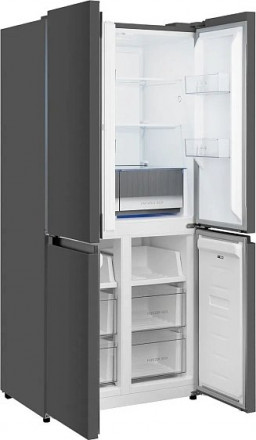 Холодильник WEISSGAUFF WCD 450 Dark Grey NoFrost Inverter Холодильник WEISSGAUFF WCD 450 Dark Grey NoFrost Inverter