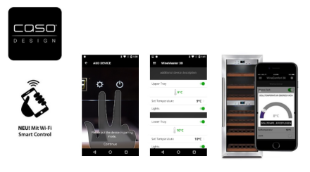Винный шкаф Caso WineChef Pro 180 Винный шкаф Caso WineChef Pro 180