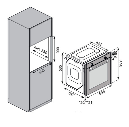 Встраиваемый электрический духовой шкаф Kuppersberg KSO 610 X Встраиваемый электрический духовой шкаф Kuppersberg KSO 610 X