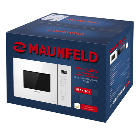 Микроволновая печь встраиваемая MAUNFELD MBMO.20.8GW