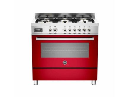 Комбинированная плита Bertazzoni PRO90 6 MFE S ROT