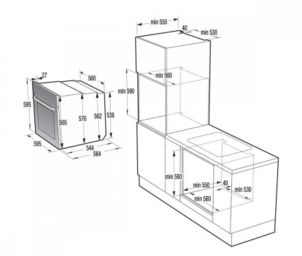 Электрический духовой шкаф Gorenje BSA6747DGWI Электрический духовой шкаф Gorenje BSA6747DGWI