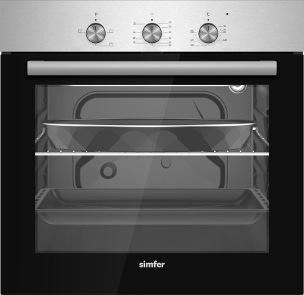 Электрический духовой шкаф Simfer B6EM14025 нержавеющая сталь Электрический духовой шкаф Simfer B6EM14025 нержавеющая сталь