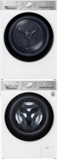 Комплект стиральная и сушильная машина LG TW4V9RW9E + DC90V9V9E + DK1W