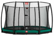 Каркасный батут Berg InGround Favorit + Safety Net Deluxe 430 430х430х200 см