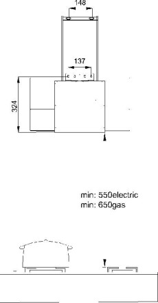Вытяжка наклонная Kanzler D 536 W